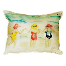 Ladies Wading Large Indoor/Outdoor Pillow 16X20
