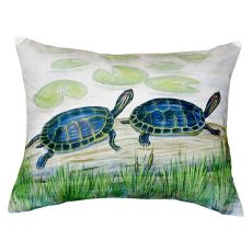 Two Turtles No Cord Pillow 16X20