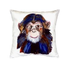 Chimpanzee No Cord Pillow 18X18