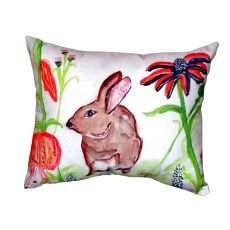 Brown Rabbit Left No Cord Pillow 16X20