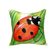Ladybug No Cord Pillow 18X18