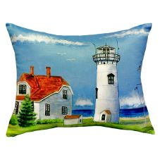 Chatham Ma Lighthouse No Cord Pillow 16X20