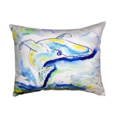 Blue Whale No Cord Pillow 16X20