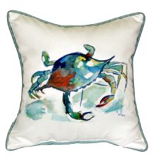 Betsy'S Crab Extra Large Zippered Pillow 22X22