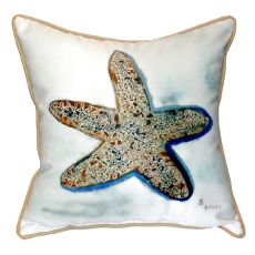 Betsy'S Starfish Extra Large Zippered Pillow 22X22