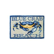 Blue Crab Accent Rug
