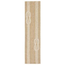 Liora Manne Capri Ropes Indoor/Outdoor Rug - Natural, 24" By 8'