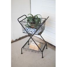 Metal Basket With Stand