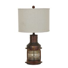Copper Lantern Table Lamp