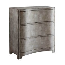 Claremont 3 Curved Drawer Brushed Linen Finish Chest