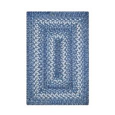 Homespice Decor 13" x 19" Placemat Rect. Denim Jute Braided Accessories set of 4