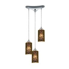 Illusions 3 Light Pendant In Polished Chrome