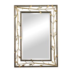 Rhyle Metal Frame Branch Framed Mirror