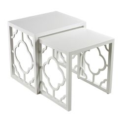 Gloss White Nesting Table