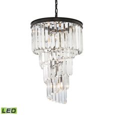 Palacial 6 Light Led Chandelier In Oil Rubbed Bronze
