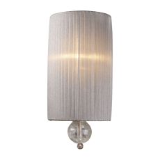 Alexis 1 Light Wall Sconce In Antique Silver