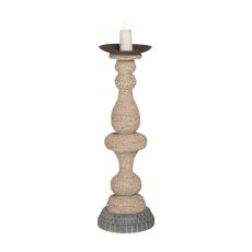 Lake Side Candle Stand, Natural, Gray