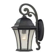 Wellington Park 1 Light Outdoor Sconce In Weathered Charcoal