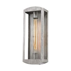 Trenton 1 Light Outdoor Wall Sconce In Silvery Ash