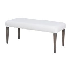 Couture Covers Double Bench In Heritage Stain With White Wash