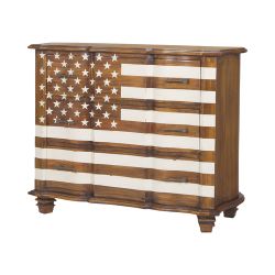Westward Chest In Honey Stain And White