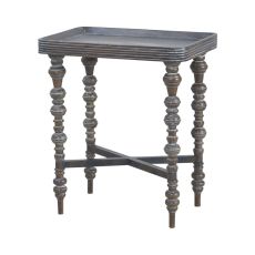 Heritage Accent Table In Heritage Grey Stain