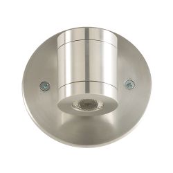 Magnum 2 Light Led Wall Sconce In Brushed Aluminum