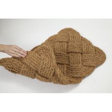 Knot-ical Handwoven Coconut Fiber Doormat