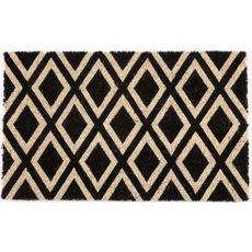 Rhombi Coir Doormat with Backing