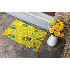 Honeycomb Coir Doormat with Backing
