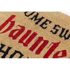 Haunted Home Coir Doormat with Backing