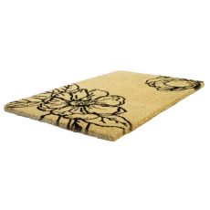 Magnolia Blossom Handwoven Coconut Fiber Doormat
