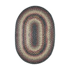 Homespice Decor 5' x 8' Oval Enigma Cotton Braided Rug