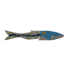 Rustic Lake House Fence Fish