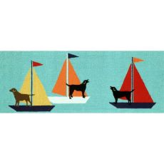 Sailing Dogs Indoor/Outdoor Rug