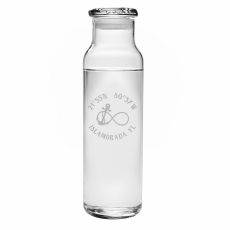 Custom Coordinates Infinity Anchor Water Bottle