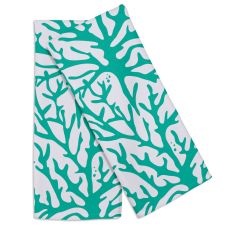 Coral Aqua Hand Towel (Set Of 2)