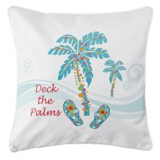 Deck The Palms Pillow