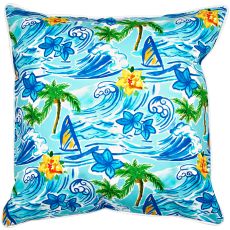 Hawaiian Surf Pillow