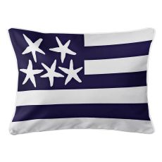 Beach Flag Lumbar Pillow - Atlantic