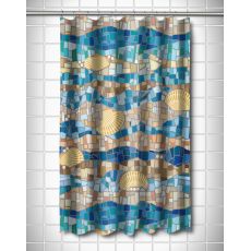 Shell Mosaic Shower Curtain