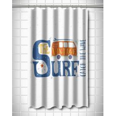 Vintage Surf Van Shower Curtain