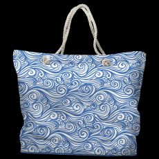 Dreamy Sea Tote Bag with Nautical Rope Handles