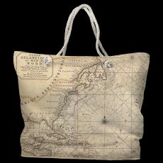 Old World Water-Repellent Nautical Chart Bag