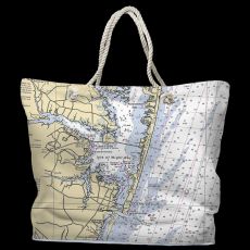 MD: Ocean City, MD Water-Repellent Nautical Chart Bag