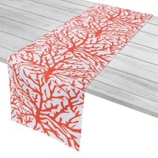 Coral Coral Table Runner - 16"X90"