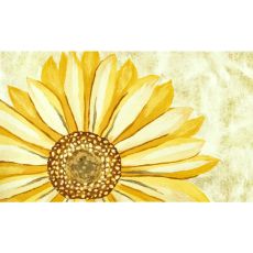Liora Manne Illusions Sunflower Indoor/Outdoor Mat Yellow 23"X35"