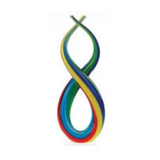 Crystal Centerpiece Spectrum H14 In.Spectrum-