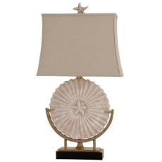 Sand Dollar Motif Table Lamp