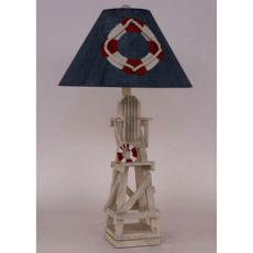 Life Guard Chair W/ Preserve Table Lamp